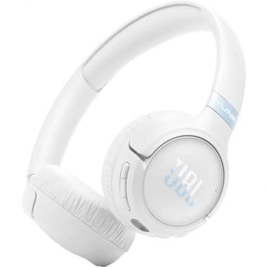 JBL Tune 680NC On-Ear Headphones
Active Noise Cancelling, Bluetooth, USB-C (Charging), Built-in Microphone, White
