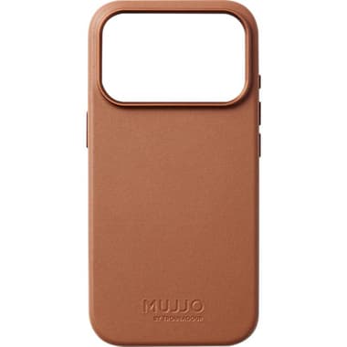 MUJJO Full Leather Back Cover Mobile Case with MagSafe
for iPhone 17 Pro, Tan