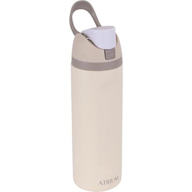 اتريوم كوب
زجاجة ماء من الفولاذ المقاوم للصدأ مع شفاطة وغطاء بزر ضغط وقفل, بارد, 710.00 ml ( 1.25 pt ), بيج فاتح