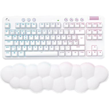 Logitech G715 TKL Gaming Keyboard
Bluetooth/Wireless (2.4 GHz RF), for Laptop/Desktop Computer/Gaming Desktop Computer/CPU Windows OS, White