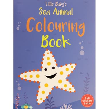 Little Baby's: Sea Animal Colouring Book - Fun Stickers Inside
false
