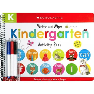 Write-and-Wipe: Kindergarten Activity Book
false