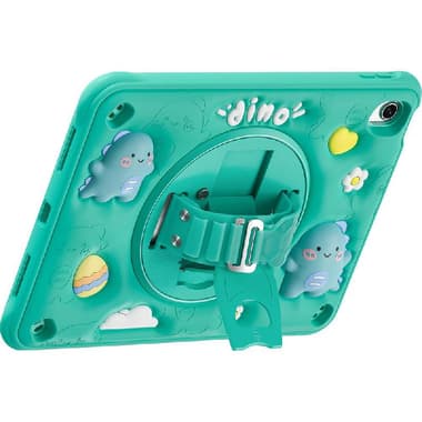 Kadasic Cartoon Strap Back Cover Tablet Case for Kids
for iPad A16/iPad 10.9 10th Gen, Green