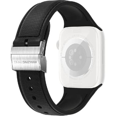 Amazing Thing Titan SWIFT Wrist Strap
for Apple Watch Series 8 41/Watch Series 7 41, Crossflex Material, Black