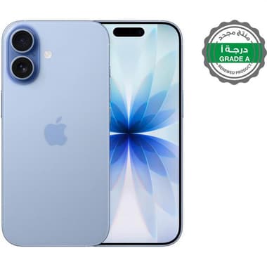 منتج مجدد درجة أ ابل آيفون 17
512 جيجابايت, ازرق, الجيل الخامس