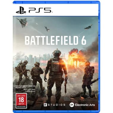 Battlefield 6
ألعاب بلايستيشن 5, أكشن ومغامرة, اسطوانة بلوراي