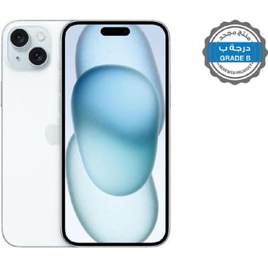 منتج مجدد درجة ب ابل آيفون 15 بلس
128 جيجابايت, ازرق, الجيل الخامس