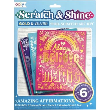 OOLY Glorious Garden Scribbler
6 Scratch Cards + Scratch Wood Tool