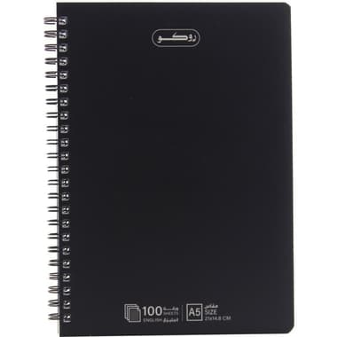 Roco Notebook
A5, 100 Sheets, Double Ruled (English), Black