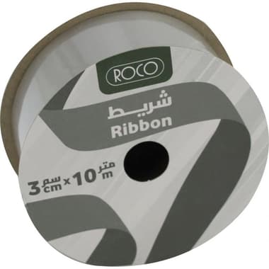 Roco Classic Gift Ribbon
Grey, Fabric
