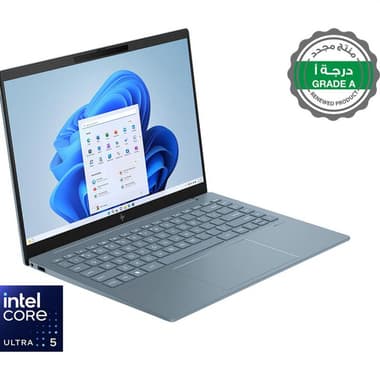 Renewed Grade A HP Pavilion Plus 14-ew1008nx Laptop
14", Intel Core Ultra 5, 16 GB RAM, 512 GB PCIe Gen 4 NVMe M.2 SSD, Windows 11 Home, Intel Arc Graphics