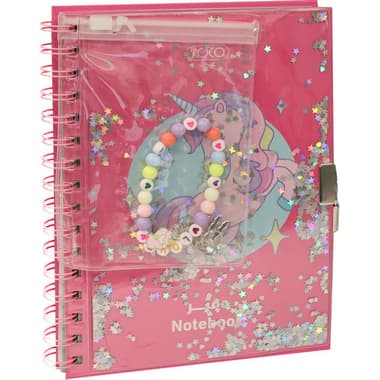 Roco Notebook
Unicorn, A5, 80 Sheets, Single Ruled (Arabic), Pink