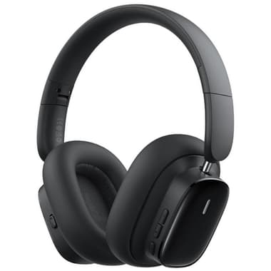 Baseus Bowie H1i Over-Ear Headphones
Active Noise Cancelling, Bluetooth, USB-C (Charging), Built-in Microphone, Black