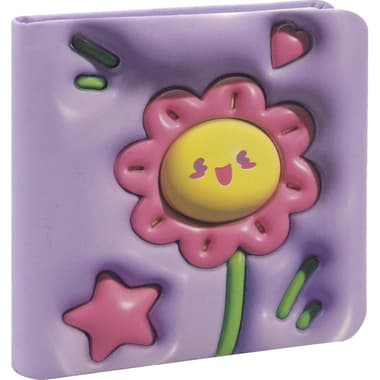 Roco Notebook
Flower, 9.5 X 10 cm, 96 Sheets, Single Ruled (Colored Pages), Purple