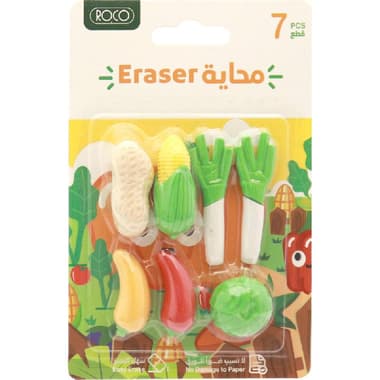 Roco Rubber Eraser
Vegetable-Meeting, Assorted Color