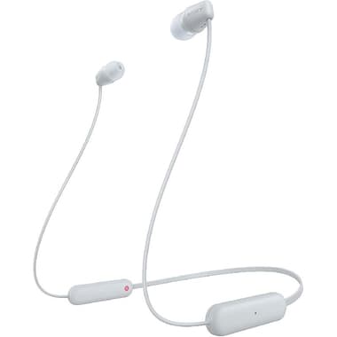 Sony WI-C100 In-Ear Earphones with Neckband
Bluetooth, USB (Charging), Built-in Microphone, White