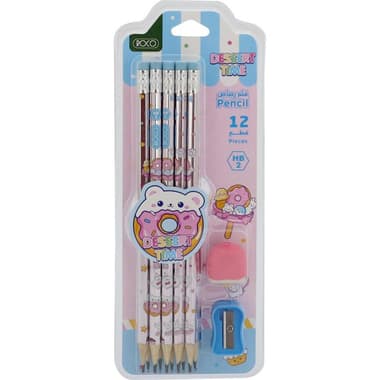 Roco Dessert Time Stationery Set
12 Pieces, Assorted Color