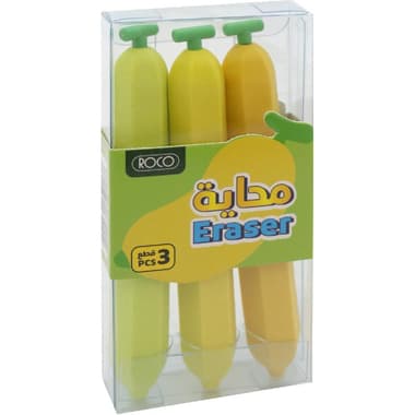 Roco Rubber Eraser
Banana in Pet Box, Assorted Color