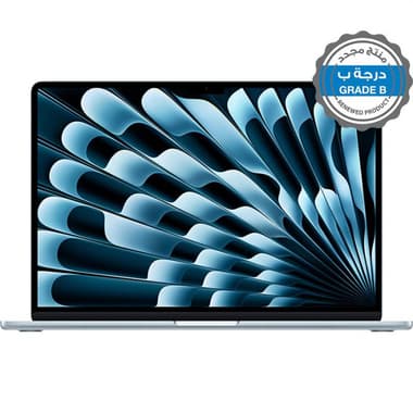 منتج مجدد درجة ب ابل ماك بوك اير لابتوب
15.3 بوصة, ام4, 16 جيجابايت رام, SSD 256 جيجابايت, ماك أوه أس سيكويا, 10 نواة معالج الرسوميات,