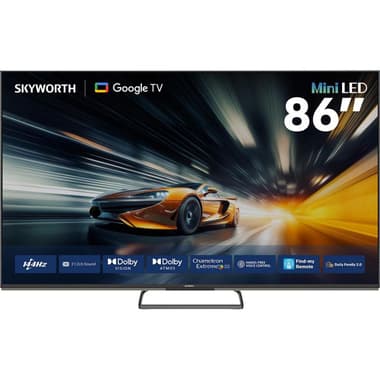 Skyworth 86" Smart TV
4K Mini-LED, 144 Hz, Black, X8700G