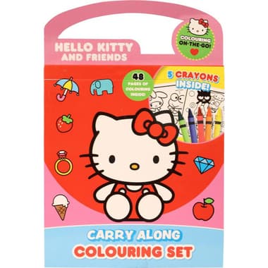 Carry-Along Colouring: Hello Kitty & Friends - 5 Crayons Inside!
false