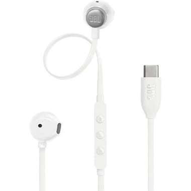 JBL Tune 305C Earphones
Wired, USB-C, In-line Microphone, White