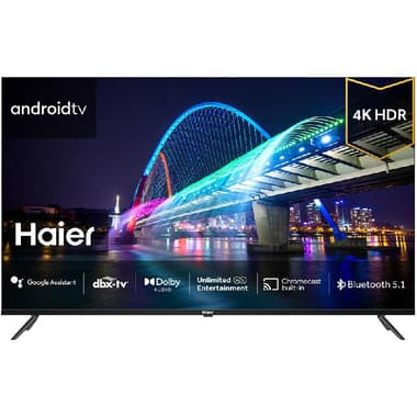هاير 65 بوصة تلفزيون ذكي
دقة 4 كيه ضوء LED, 60 Hz, اسود, H65K800UG