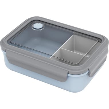 Lunch Box
Rectangle with Removable Partition, Ice Blue