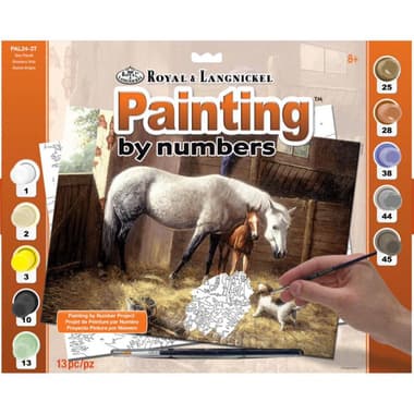 ROYAL & LANGNICKEL New Friends Paint-by-Number
Assorted Color, 10 Paint Pots, Brush, Board, Pattern