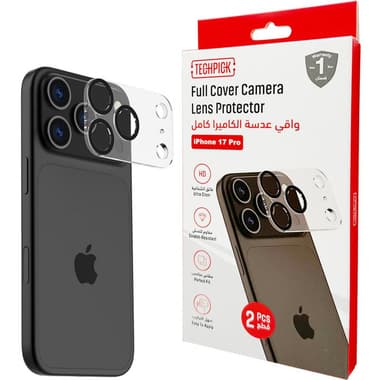 Techpick Camera Lens Prote Smartphone Camera Accessory
for iPhone 17 Pro, Clear
