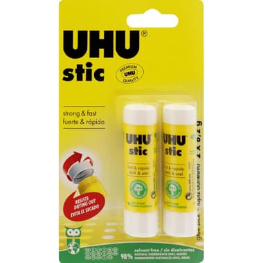 UHU Glue Stick
.04 kg ( .09 lb ), Clear
