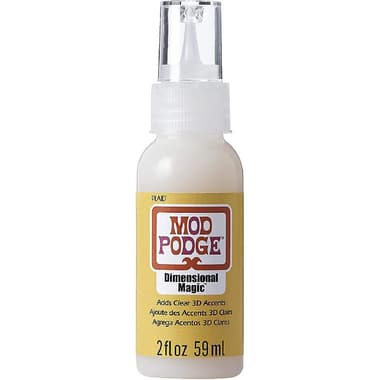 Plaid MOD PODGE Dimensional Magic
All-in-One Glue, Sealer and Finish, Clear, 2.00 oz ( 56.83 ml ), .09 kg ( .20 lb )