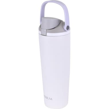 Atrium Tumbler
Stainless Steel Water Bottle with Straw and Push-Button Lid with Handle, Cold, 900.00 ml ( 1.58 pt ), Pastel Grey