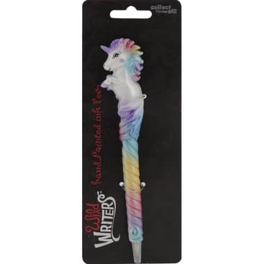 Wild Writers Polystone Unicorn Rollerball Pen
Blue Ink Color, Medium, Ballpoint