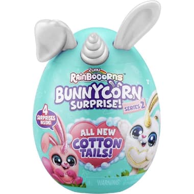 Zuru Rainbocorns Bunnycorn Surprise! Series 2: All New Cotton Tails! in PDQ Mini Plush Toy
3 Years and Above