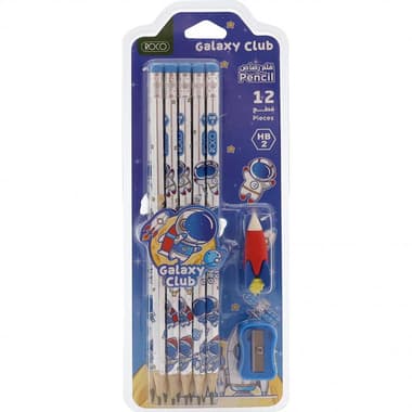 Roco Space Journey Stationery Set
12 Pieces, Assorted Color