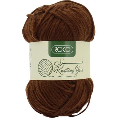 Roco Yarn
50 Grams, Coffee Brown