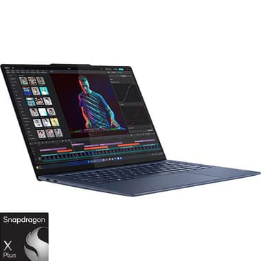 Lenovo Yoga Slim 7 Laptop
AI with CoPilot+, 14.5", Snapdragon X Plus, 16 GB RAM, 1 TB PCIe NVMe M.2 SSD, Windows 11 Home, Qualcomm Adreno