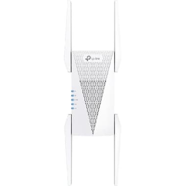 TP-Link RE815XE Range Extender
Single Port (LAN), Single Port (GbE), Wireless AX (802.11ax), Tri-Band (2.4 GHz/5 GHz/6 GHz)