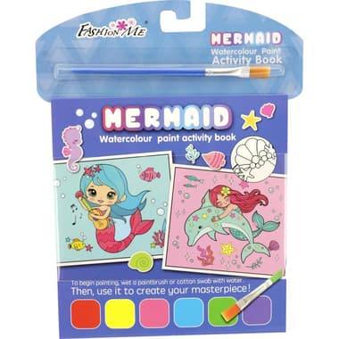 Mermaid Book Arts and Crafts Learning Activity Set
English, 3 Years and Above
