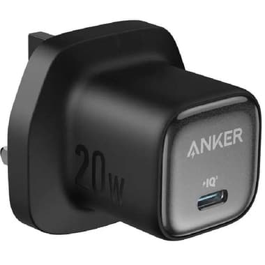 انكر واط بتقنية 20 شاحن GaN
توصيل الطاقة - يو اس بي بي دي, أحادي USB-C, اسود