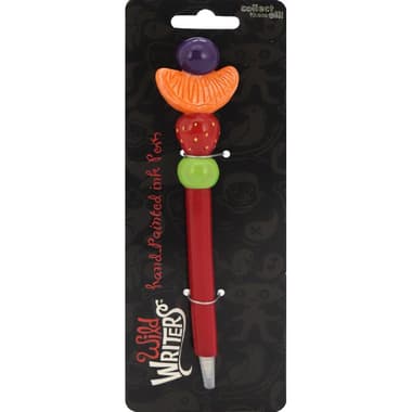 Wild Writers Polystone Orange Fruit Rollerball Pen
Blue Ink Color, Medium, Ballpoint