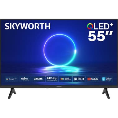 Skyworth 55" Smart TV
UHD QLED+, 120 Hz, Black, Q6800H