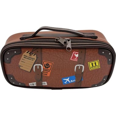 Roco Soft Pencil Case
3D Suitcase Shaped Design, Lightweight, Spongy, Brown