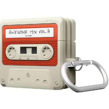 Elago Cassette Tape Earbuds Case
for Apple AirPods 4, Classic White