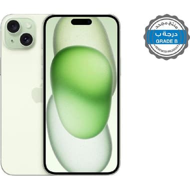 Renewed Grade B Apple iPhone 15 Plus
512 GB, Green, 5G