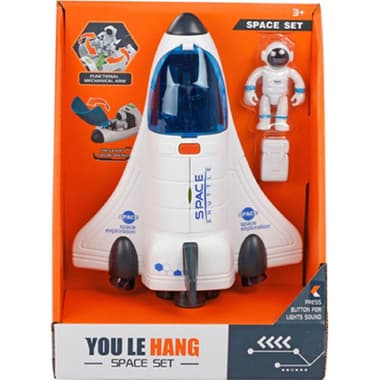 Space Toys with Light and Sound Playset
White, 3 Years and Above