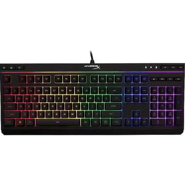 هايبر اكس الوي كور RGB ممبران لوحة مفاتيح للالعاب
سلكي, (7/متوافق مع الكمبيوتر المحمول والمكتبي وكمبيوتر الالعاب المكتبي (ويندوز 10/8, اسود