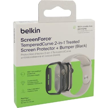 Belkin Full Body Protection Smartwatch Fit Case
for Apple Watch Series 11 46/Watch Series 10 46, Black