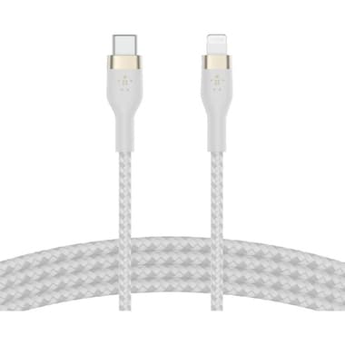 Belkin BoostCharge Pro Flex USB-C with Lightning Standard Cable
1.00 m ( 3.28 ft ), White